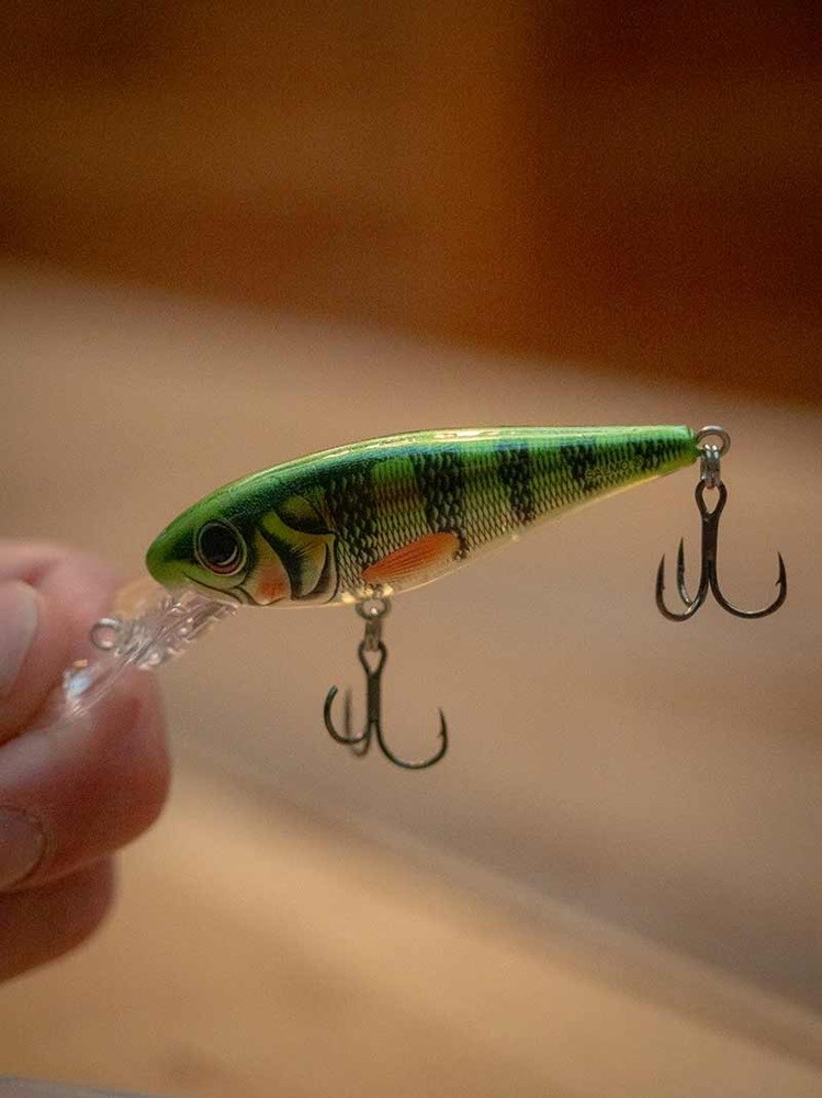 Salmo Wobler Rattlin Executors SDR Clear Hot Perch (1)